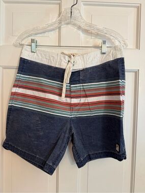 Marine Layer Men's Striped Board Shorts Size 32